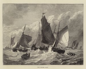 The Oyster Boat by Walter William May